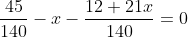 equation